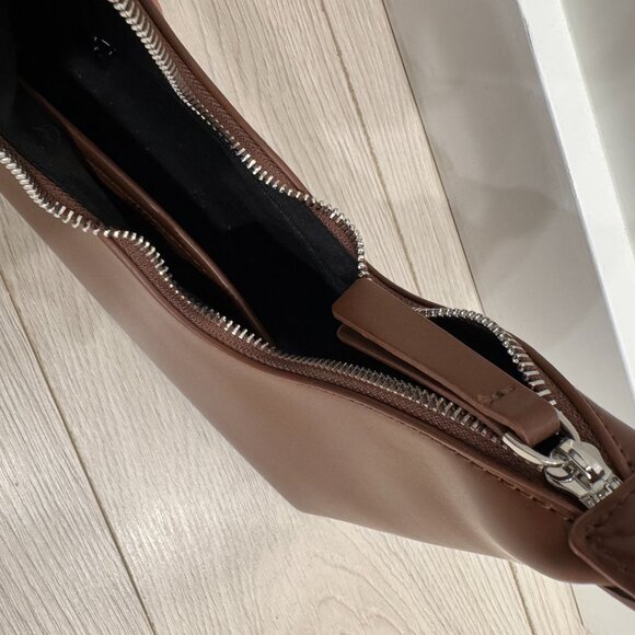 Brown Leather Women's Handbag - Picture 5 of 6